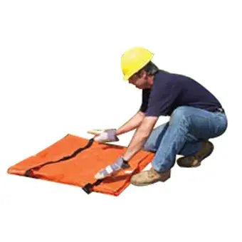 Dandy 28 x 28" Orange Geotextile Inlet Protection Bag