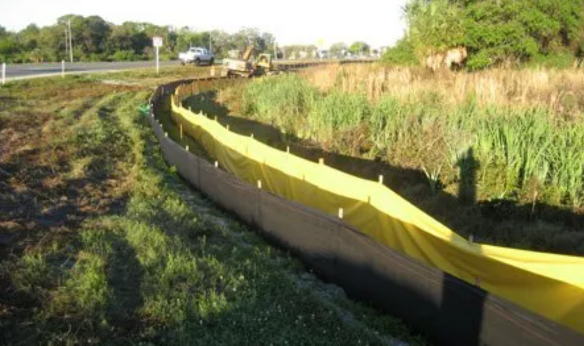 Staked Turbidity Barriers